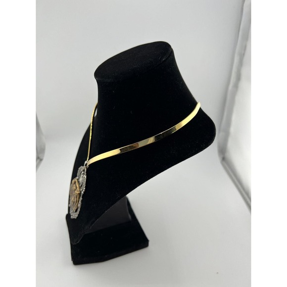 Vintage Women's‎ Gold-Tone Chain Handmade Gorgeous Pendant Necklace Cats Kitten - Picture 3 of 7